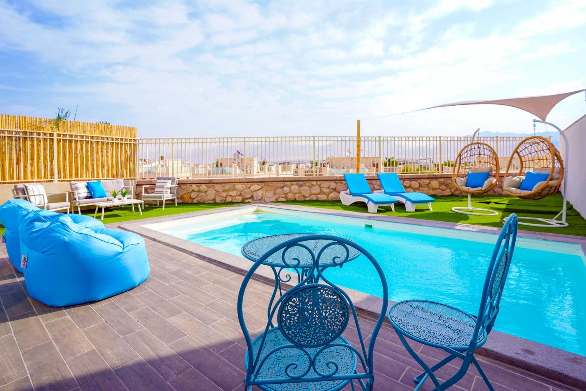 דירות אילת Yalarent Morning Star-Garden With Private Pool מראה חיצוני תמונה